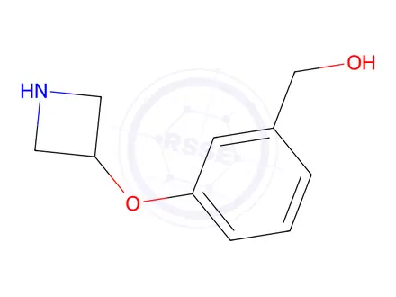 Chemical structure of (3-(Azetidin-3-yloxy)phenyl)methanol