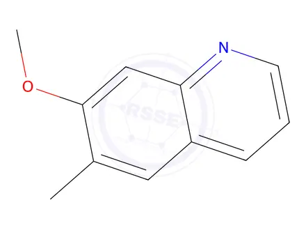 Chemical structure of 7-Methoxy-6-methylquinoline
