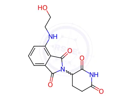 Chemical structure of Pomalidomide-C2-OH