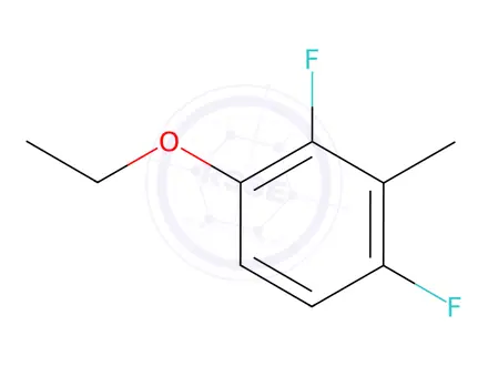 Chemical structure of Benzene, 1-ethoxy-2,4-difluoro-3-methyl-