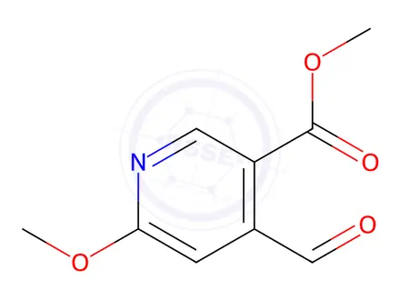 Chemical structure of Methyl 4-formyl-6-methoxynicotinate