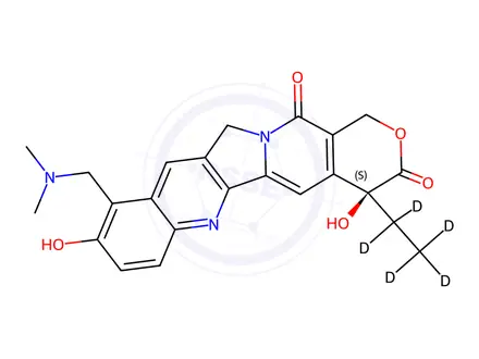 Chemical structure of Topotecan-d5