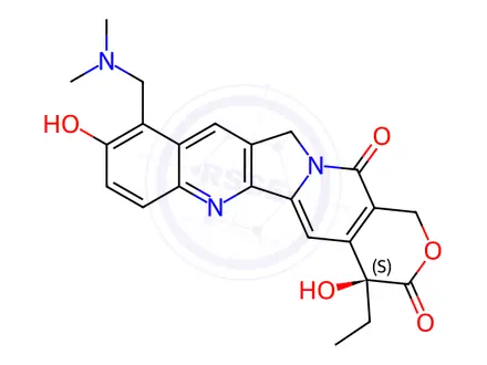 Chemical structure of Topotecan