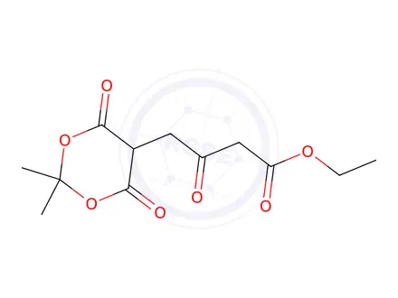 Chemical structure of Ethyl 4-(2,2-dimethyl-4,6-dioxo-1,3-dioxan-5-yl)-3-oxobutanoate
