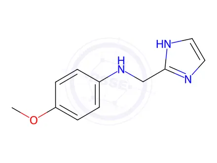 Chemical structure of N-(1H-Imidazol-2-ylmethyl)-4-methoxyaniline