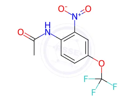 Chemical structure of N-(2-Nitro-4-(trifluoromethoxy)phenyl)acetamide