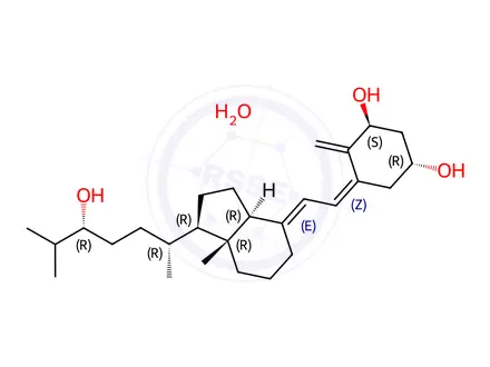 Chemical structure of Tacalcitol monohydrate