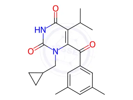 Chemical structure of Ainuovirine Impurity 3