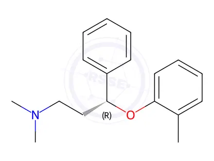 Chemical structure of (R)-N,N-dimethyl-3-phenyl-3-(o-tolyloxy)propan-1-amine