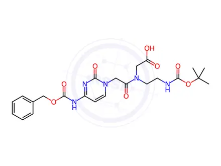 Chemical structure of Boc-PNA-C(Z)-OH