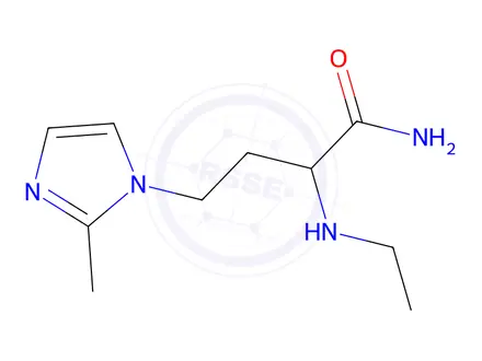Chemical structure of 2-(Ethylamino)-4-(2-methyl-1h-imidazol-1-yl)butanamide