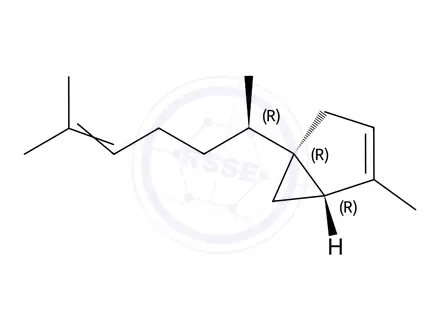 Chemical structure of (+)-7-epi-sesquithujene