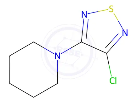 Chemical structure of 1-(4-Chloro-1,2,5-thiadiazol-3-yl)piperidine
