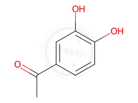 Chemical structure of 3',4'-Dihydroxyacetophenone