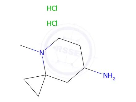 Chemical structure of 4-Methyl-4-azaspiro[2.5]Octan-7-amine dihydrochloride