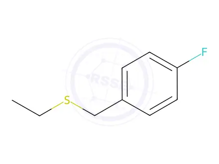 Chemical structure of 1-(ethylsulfanylmethyl)-4-fluorobenzene