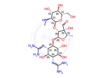 Chemical structure of STREPTOMYCIN HYDROCHLORIDE