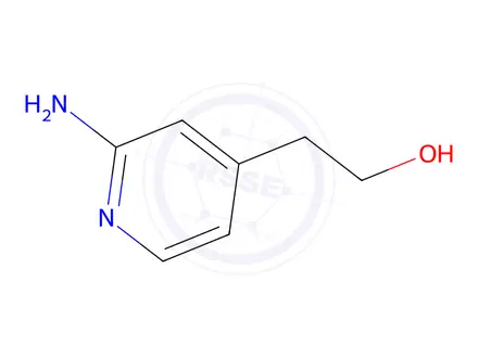 Chemical structure of 2-(2-aminopyridin-4-yl)ethan-1-ol