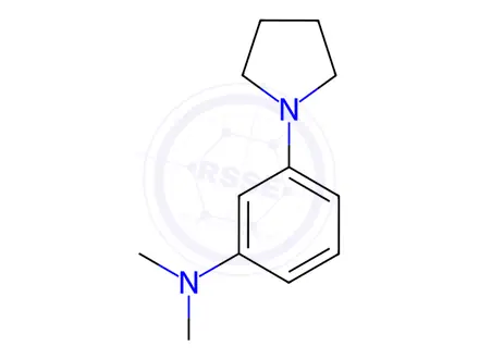 Chemical structure of N,N-Dimethyl-3-(pyrrolidin-1-yl)aniline