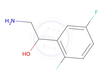 Chemical structure of 2-AMINO-1-(2,5-DIFLUOROPHENYL)ETHANOL