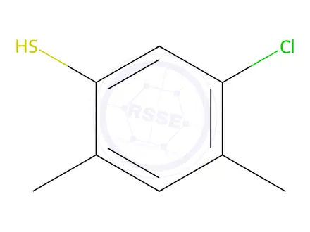 Chemical structure of 5-chloro-2,4-dimethylbenzenethiol