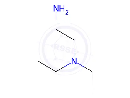 Chemical structure of N,N-Diethylethylenediamine(2-Diethylaminoethylamine)