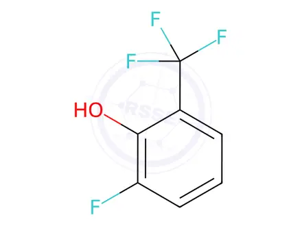 Chemical structure of 2-Fluoro-6-(trifluoromethyl)phenol