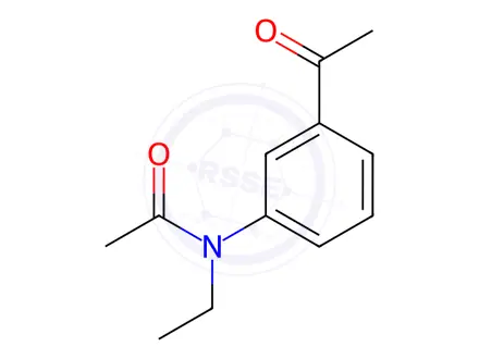Chemical structure of N-(3-Acetylphenyl)-N-ethylacetamide