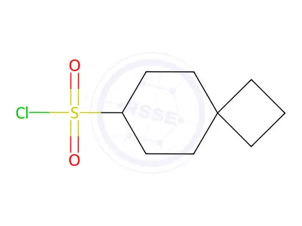 Chemical structure of SPIRO[3.5]NONANE-7-SULFONYL CHLORIDE