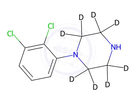 Chemical structure of Aripiprazole Impurity 22-d8(Aripiprazole EP Impurity B-d8)