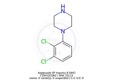 Chemical structure of Aripiprazole EP Impurity B DiHCl