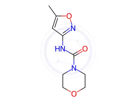 Chemical structure of N-(5-Methylisoxazol-3-yl)morpholine-4-carboxamide