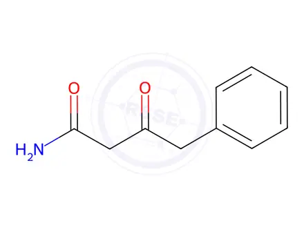 Chemical structure of 3-Oxo-4-phenylbutanamide
