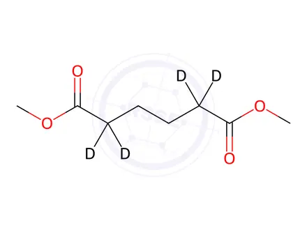 Chemical structure of Dimethyl Hexanedioate-2,2,5,5-d4