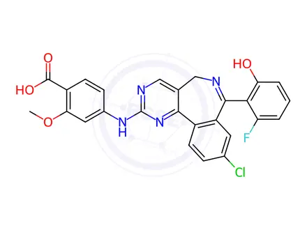 Chemical structure of Alisertib Impurity 1