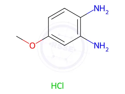 Chemical structure of 4-Methoxybenzene-1,2-diamine hydrochloride