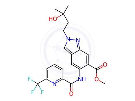 Chemical structure of Zabedosertib Impurity 20