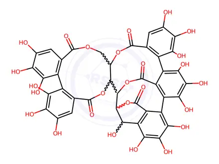 Chemical structure of Vescalagin