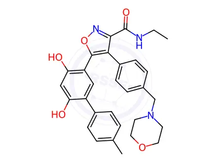 Chemical structure of Luminespib Impurity 30