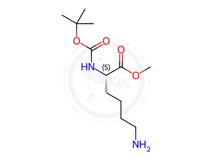 Chemical structure of Boc-Lys-OMe