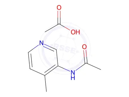 Chemical structure of Tofacitinib Citrate Impurity 189 Acetate