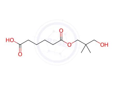 Chemical structure of Hexanedioic Acid 1-(3-Hydroxy-2,2-Dimethylpropyl) Ester