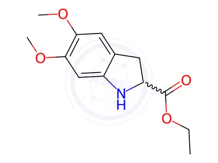 Chemical structure of ethyl 6-hydroxy-5-methoxyindoline-2-carboxylate