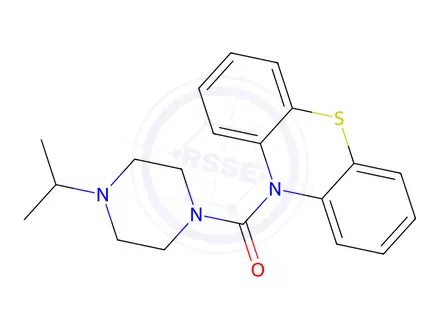 Chemical structure of Sopitazine