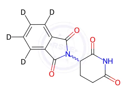 Chemical structure of Thalidomide D4