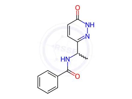 Chemical structure of N-(1-(6-Oxo-1,6-dihydropyridazin-3-yl)ethyl)benzamide