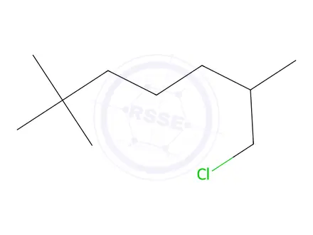 Chemical structure of 1-Chloro-2,6,6-trimethylheptane
