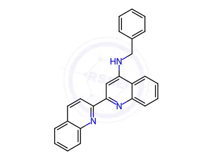 Chemical structure of N-Benzyl-[2,2'-biquinolin]-4-amine
