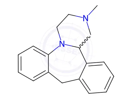 Chemical structure of Mianserin