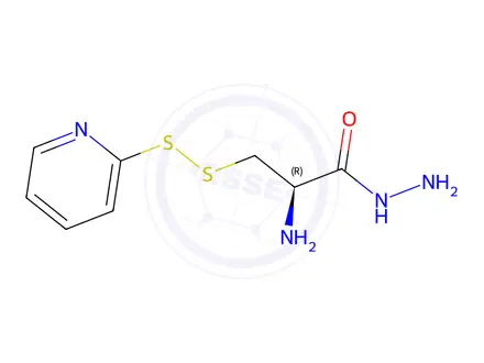 Chemical structure of S-(2-thiopyridyl)cysteine hydrazide